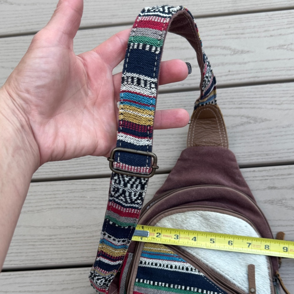 Aztec Patterned Sling Bag - image 6